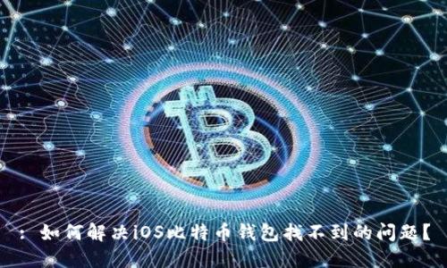 : 如何解决iOS比特币钱包找不到的问题？