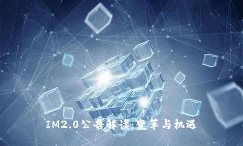 IM2.0公告解读：变革与机遇