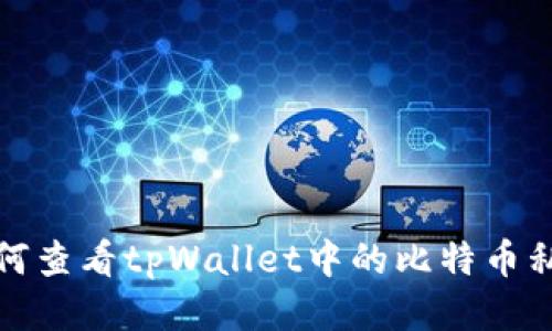 如何查看tpWallet中的比特币私钥