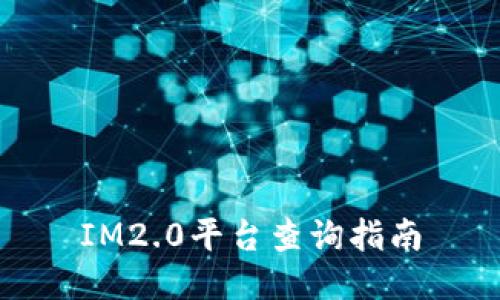 IM2.0平台查询指南