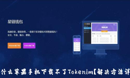   
为什么苹果手机下载不了Tokenim？解决方法详解