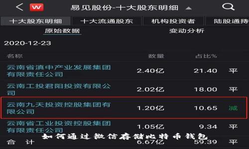 如何通过微信存储比特币钱包